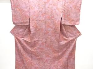 未使用品　花古典柄小紋着物